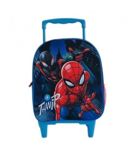 Trolley mic pentru gradinita 3D Spider-Man Troler