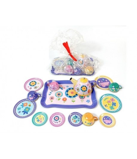 Set de ceai cu flori