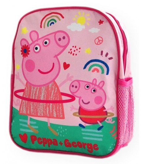 Ghiozdan pentru gradinita, Peppa si George, 33 cm