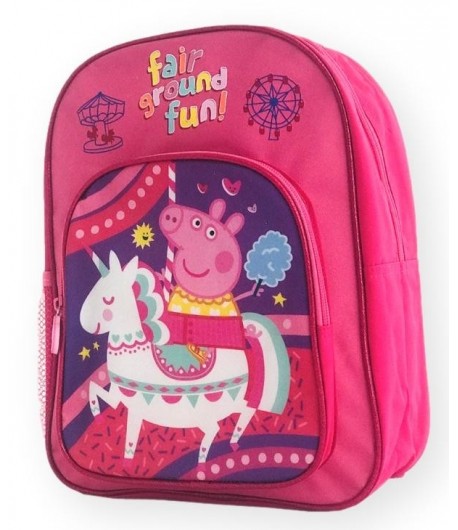 Ghiozdan mic de gradinita ,2 compartiment, Peppa Pig, 32 cm