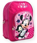 Ghiozdan mic pentru gradinita,2 compartimente Minnie si Pisicuta , 32 cm
