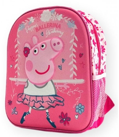 Ghiozdan mic 3D,  Peppa Pig, 31 cm