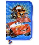 Penar textil 1 fermoar si 2 flapsuri Cars, 21 x 14 x 3.5 cm
