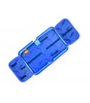 Penar textil 1 fermoar si 2 flapsuri Cars, 21 x 14 x 3.5 cm