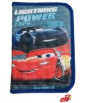 Penar textil 1 fermoar si 2 flapsuri Cars, 21 x 14 x 3.5 cm