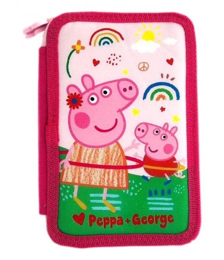 Penar, 3 Fermoare, Peppa Pig, 21 cm