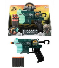 Pistol JURASSIC + 9 pcs, Toi Toys