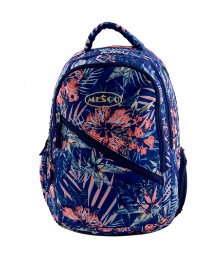 Ghiozdan Fashion Art Mesco 16"- Flowers