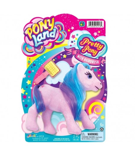 Figurina Jaru, Ponei cu perie de par, Pony Land