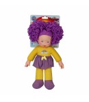 Papusa cu par violet, Dollz And More, Rainbow, 35 cm