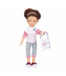 Papusa Mina la facultate, Dollz n More, 35 cm