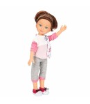 Papusa Mina la facultate, Dollz n More, 35 cm