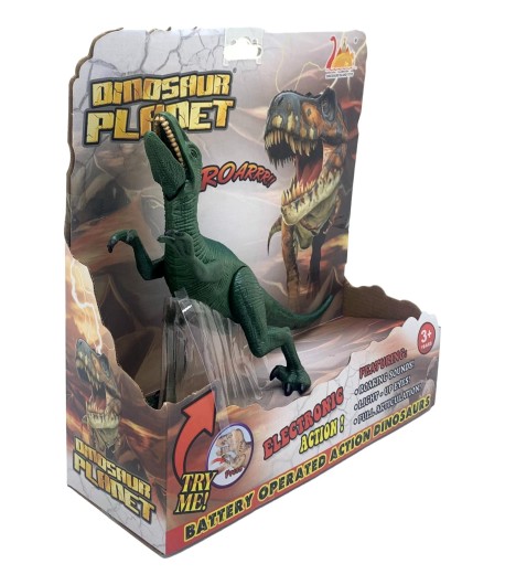 Dinozaur cu lumini si sunete Tyrannosaurus Rex, 22 cm