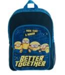 Ghiozdan mediu pentru gradinita cu 2 compartimente Minions