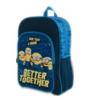 Ghiozdan mediu pentru gradinita cu 2 compartimente Minions