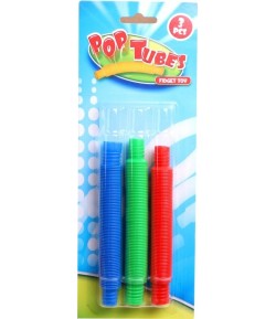 Set 3 jucarii senzoriale Fidget Pop Tubes