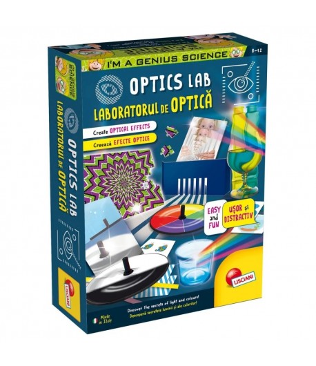 Set de stiinta Lisciani, 25 de experimente optice