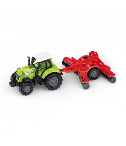 Tractor agricol pentru copii cu functie de arat, 21cm