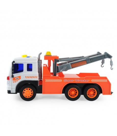 Camion de remorcare cu lumini si sunete, City Service, Super Wrecker, 32 x 18.5 x 11.5 cm