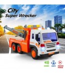 Camion de remorcare cu lumini si sunete, City Service, Super Wrecker, 32 x 18.5 x 11.5 cm