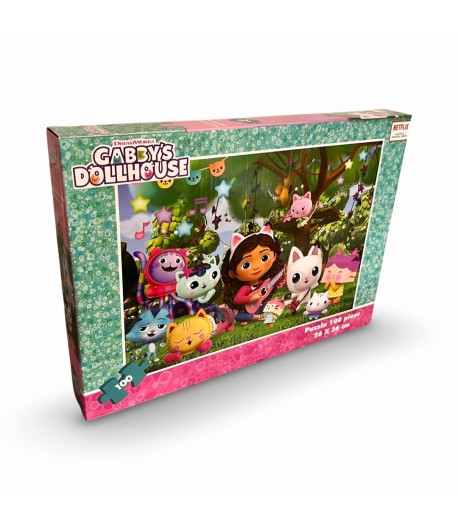 Puzzle Gabby's Dollhouse 100 piese