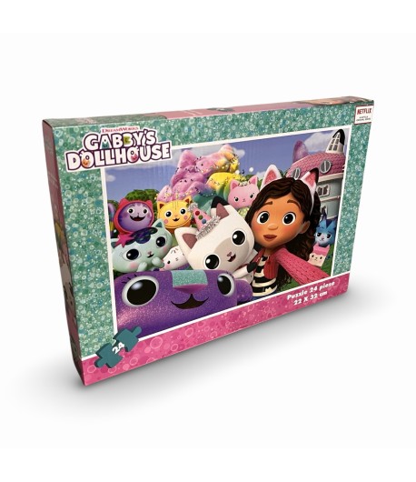 Puzzle Gabby's Dollhouse 24 piese