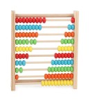 Numaratoare din Lemn, Vopsea Ecologica, 10 Siruri x 10 Margele, 4-6 Ani, 24.5 x 20.5 cm, Multicolor