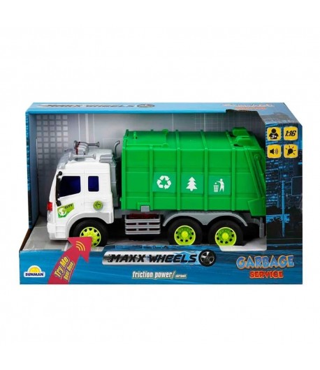 Masina de reciclare gunoi, Maxx Wheels, 1:16