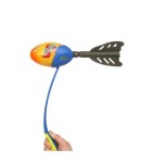 Set Racheta din spuma cu Lansator inclus, Albastru/Portocaliu, 40 cm