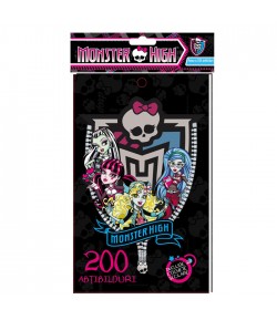 Notes cu 200 abtibilduri Monster High