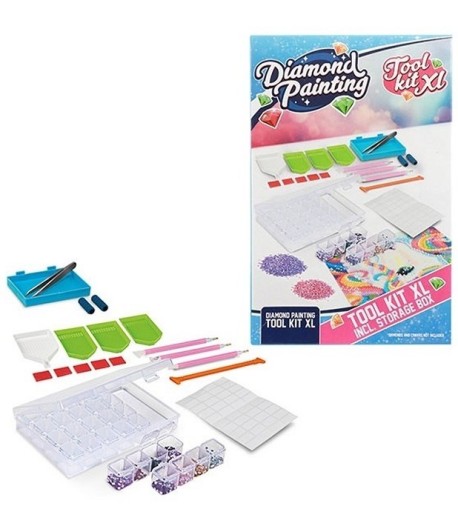 Set XL complet de accesorii pentru Diamond Painting