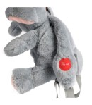 Rucsac Flappers Elefant, isi misca urechile, EcoPlush, 30 cm