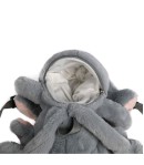 Rucsac Flappers Elefant, isi misca urechile, EcoPlush, 30 cm