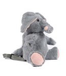 Rucsac Flappers Elefant, isi misca urechile, EcoPlush, 30 cm