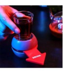Joc de baut Drink Spin 10.3 x 11.5 cm, Pahar de Shot din Sticla, gri