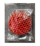 Jucarie Worm Fidget de Decompresie, Anti Stres, Dimensiune Compacta 10 cm, Dimensiune Extinsa 24.5 cm, Portocaliu