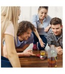 Joc de baut Drink Spin 10.3 x 11.5 cm, Pahar de Shot din Sticla, gri