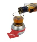 Joc de baut Drink Spin 10.3 x 11.5 cm, Pahar de Shot din Sticla, gri