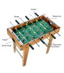 Masa de fotbal cu 18 jucatori , cu Picioare, 69 x 34 x 65 cm, pentru copii si adulti