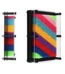 Tablou interactiv 3D, forma rectangulara, Multicolor, 14 cm