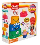 Set de modelare din plastilina, pentru cofetarie, Crafy, 17 piese, 200 g