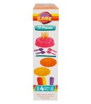 Set de modelare din plastilina, pentru cofetarie, Crafy, 17 piese, 200 g