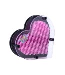 Tablou interactiv 3D, forma de inima, Mov, 13 cm