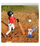 Joc de Baseball Interactiv, Lansator  Aruncare Automata, 59 cm Bata, Multicolor