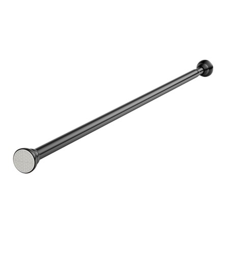 Bara Telescopica Multifunctionala, din Otel Inoxidabil, Retractabila 107 - 195 cm, Fara Perforare Perete, Negru