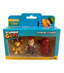 Set 3 mini figurine Stumble Guys, 3D Seria 1 - Leonidas, Punk Dude, Ruby Cupid