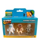 Set 3 mini figurine Stumble Guys, 3D Seria 1 - Frost Yeti, Gingerbread Guy, Metal Hatchling