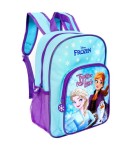 Ghiozdan gradinita, 2 compartimente, Frozen, Mov/Albastru, 32 x 24 x 10,5 cm