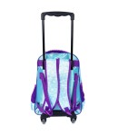 Trolley mare pentru scoala 3 compartimente, Frozen, 48 x 32 x 19 cm
