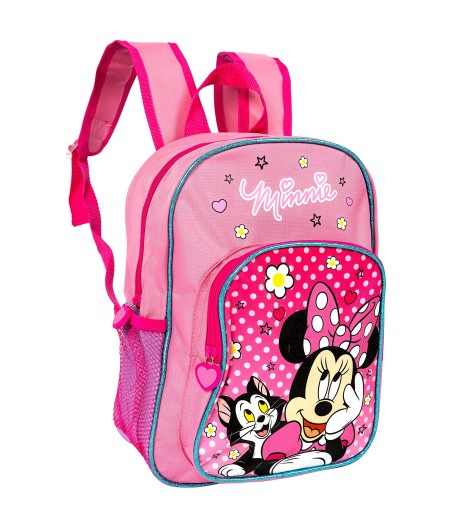 Ghiozdan pentru gradinita, Minnie Mouse, 2 compartimente, 32 cm